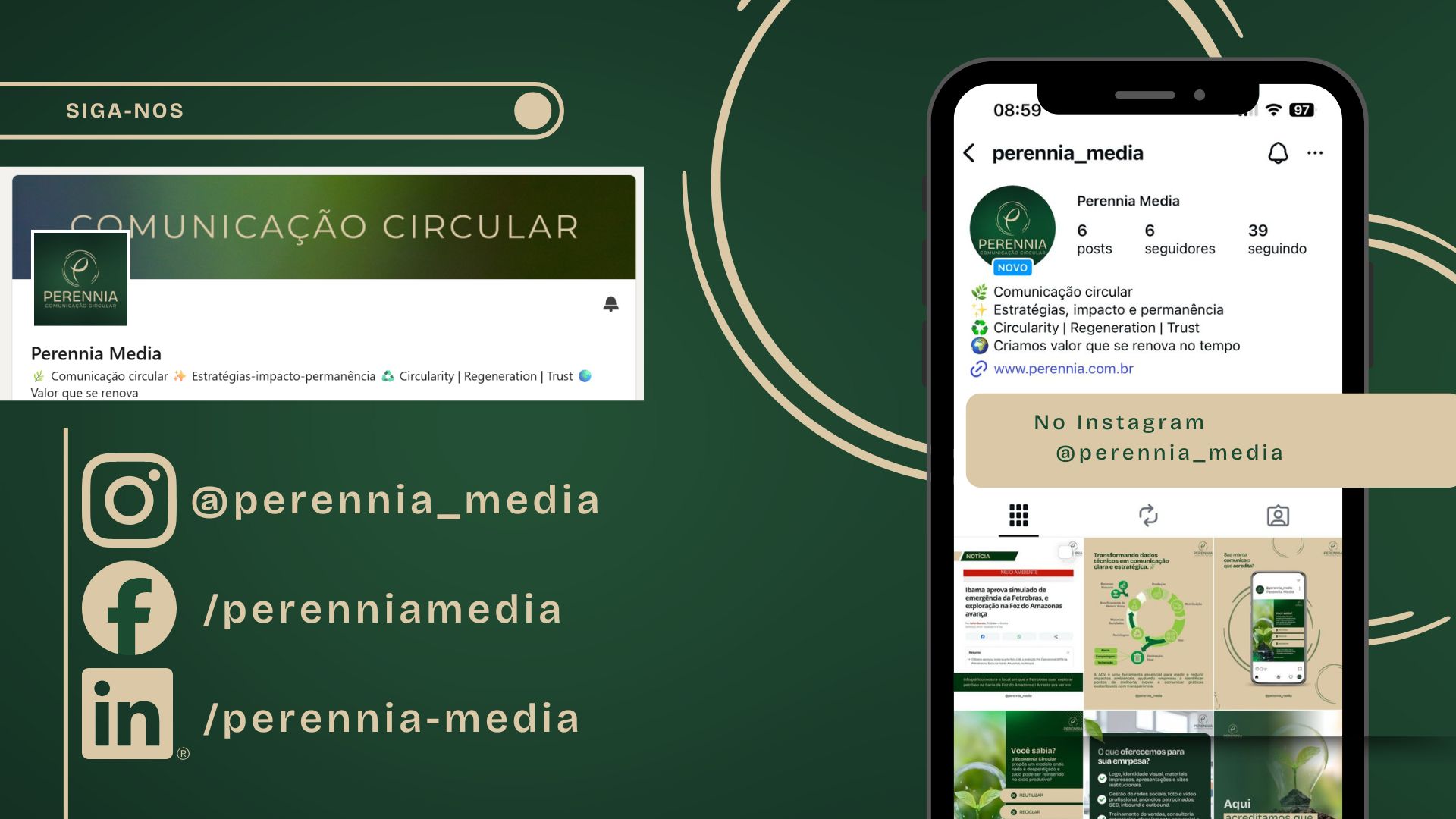 Foto de Matheus Serafim, fundador da Perennia