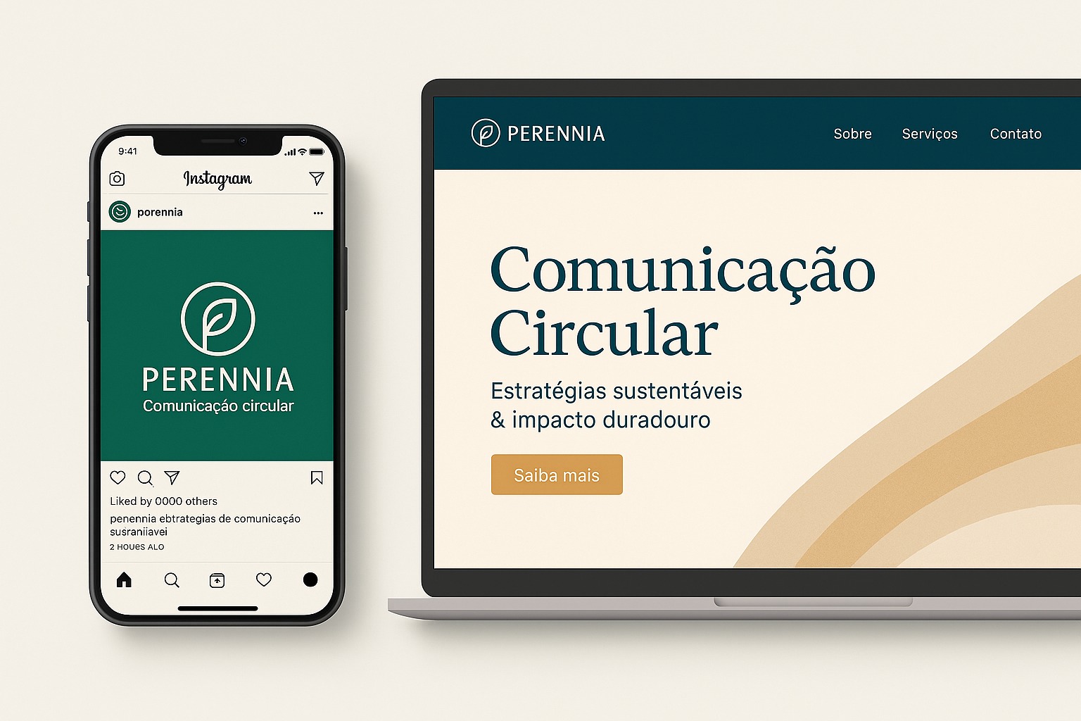 Mockup Perennia Media